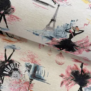 Tissu déco jacquard Triomphe blanc 2nd class