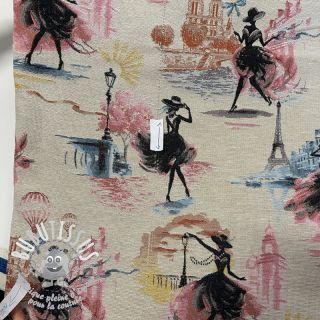 Tissu déco jacquard Triomphe blanc 2nd class