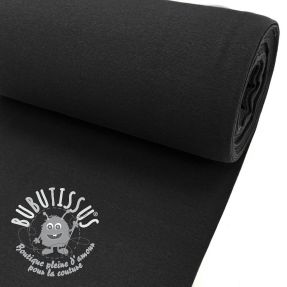 Bord-côte lisse PREMIUM black
