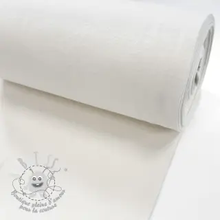 Bord-côte lisse PREMIUM off white