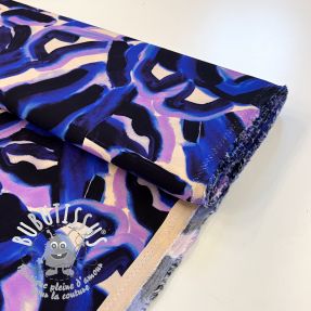 Viscose RADIANCE Night wave digital print