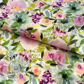 Tissu coton VOILE Fresh morning digital print