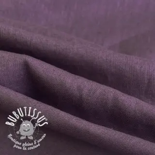 Lin lavé 170 g aubergine
