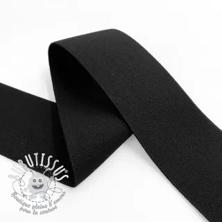Élastique lisse 4 cm black
