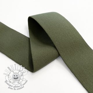 Élastique lisse 4 cm camo green