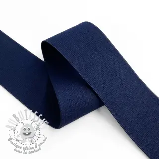 Élastique lisse 4 cm dark blue
