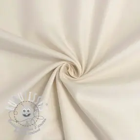 Tissu Popeline de coton ecru