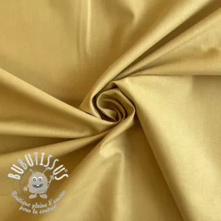 Tissu Popeline de coton mustard