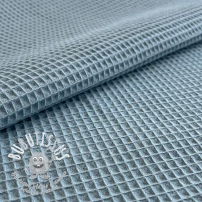 Tissu nid d’abeille blue heaven