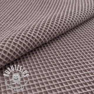 Tissu nid d’abeille taupe