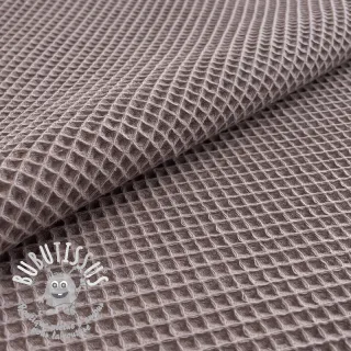 Tissu nid d’abeille taupe