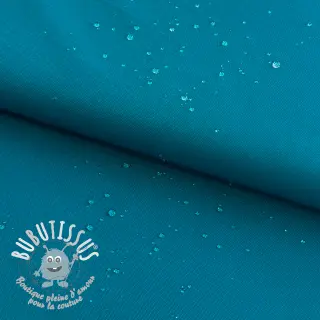 Tissu imperméable cyan