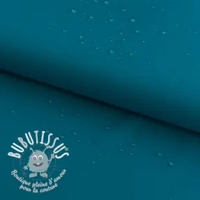 Tissu imperméable dark cyan