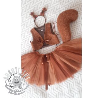 Tissu tricot Bouclette brown