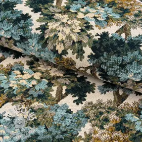 Dekoračná látka jacquard Aubusson emeraude