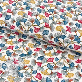 Tissu coton Aphrodite blanc PERCALE