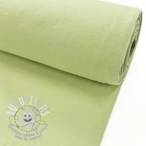 Bord-côte lisse PREMIUM lime cream