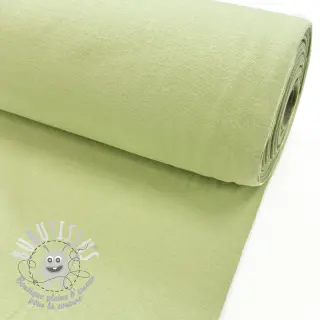 Bord-côte lisse PREMIUM lime cream