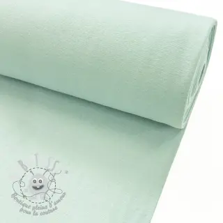 Bord-côte lisse PREMIUM misty jade