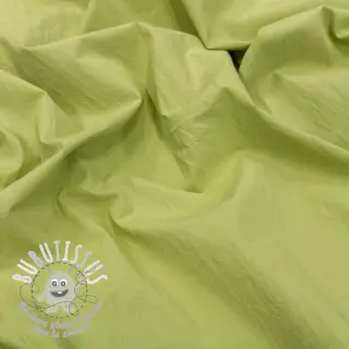Tissu coton WASHED old lime