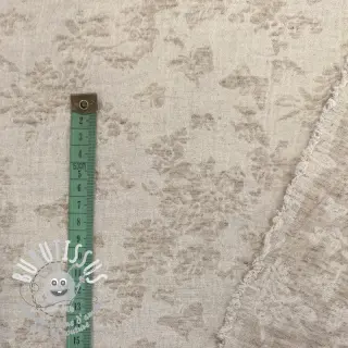 Tissu coton Lin JACQUARD Buttercup flowers