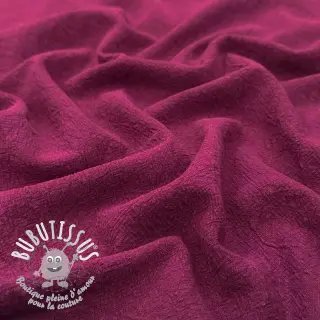 Lin lavé STONEWASHED PREMIUM bordeaux