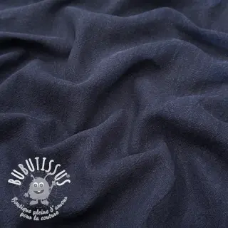 Lin lavé STONEWASHED PREMIUM marine