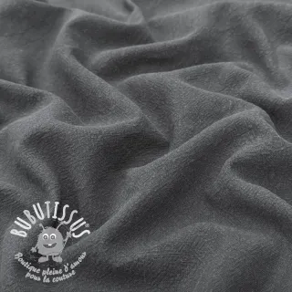 Lin lavé STONEWASHED PREMIUM dark grey