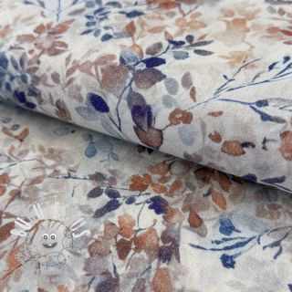 Viscose LUREX Fine leaves blue