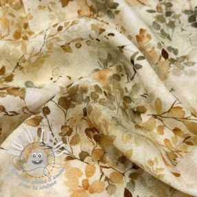 Viscose LUREX Fine leaves yellow