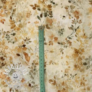 Viscose LUREX Fine leaves yellow