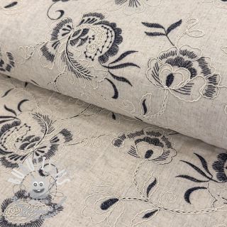 Viscose lin Lizzy BOUQUET naturels