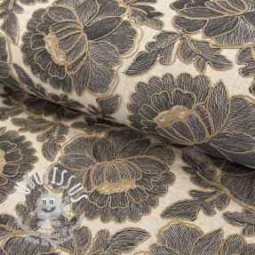 Viscose lin Lizzy flowy grey