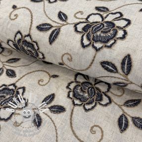 Viscose lin Lizzy FLORAL naturels
