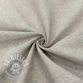 Tissu mélange lin et cotton Lico beige