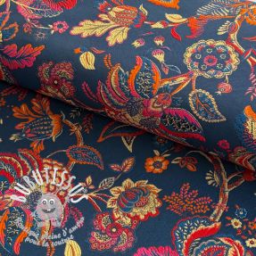 Tissu déco jacquard Inaya bleu