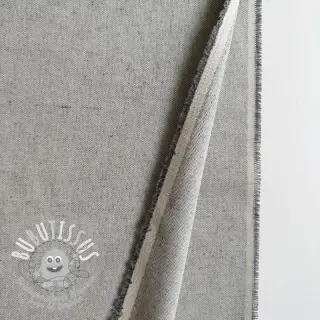 Tissu déco Linenlook PLAIN soft grey