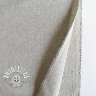 Tissu déco Linenlook PLAIN light grey