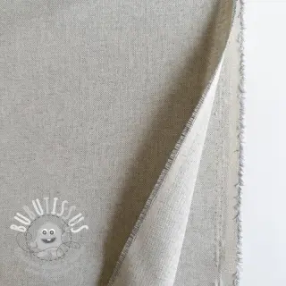 Tissu déco Linenlook PLAIN light grey