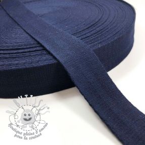 Sangle coton 4 cm dark blue