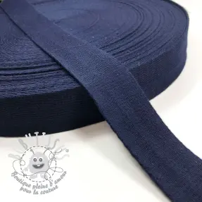 Sangle coton 4 cm dark blue