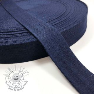 Sangle coton 4 cm dark blue