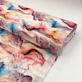 Viscose RAYON POPLIN Wavy design A digital print