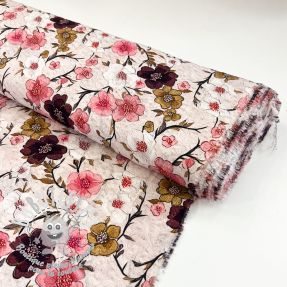 Viscose RAYON POPLIN Flowy flowers design D digital print