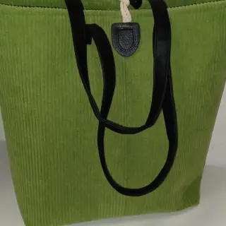 Tissu velours cotelé 6W COTTON TOUCH green