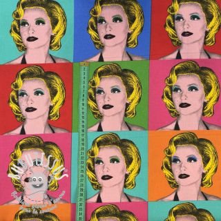 Tissu déco premium Pop Art Woman