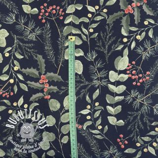 Tissu déco premium Darkness flowers