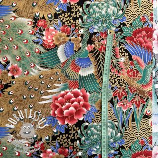 Tissu coton JAPAN Hoshi emeraude