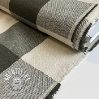 Tissu déco BIG Celestine kaki