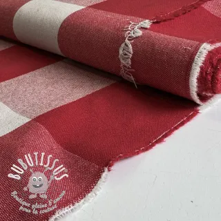 Tissu déco BIG Celestine rouge